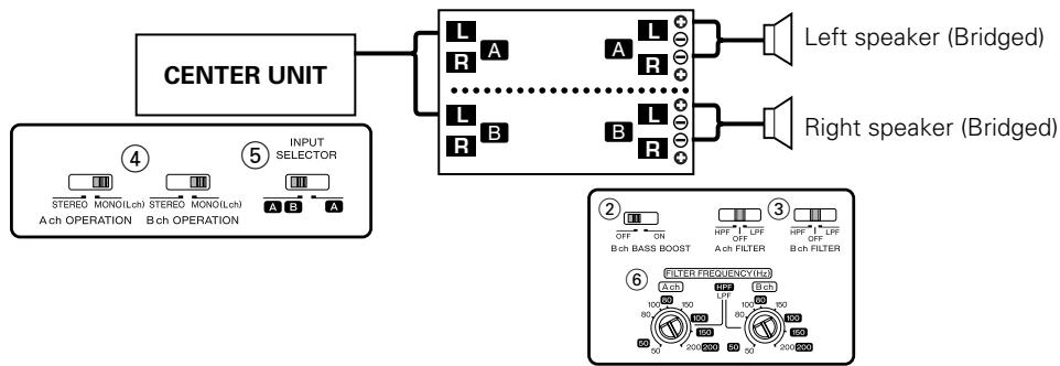 KENWOOD KAC-8401 - ■ 2-channel system - 1