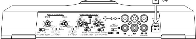 KENWOOD KAC-8401 - (Conexión para entrada de.altavoz) - 2