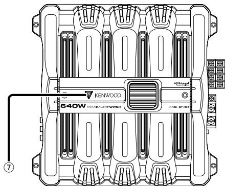 KENWOOD KAC-8401 - - Position mono(l): - 1