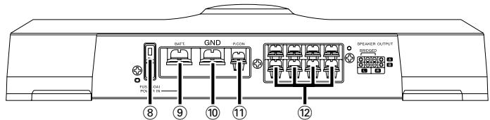 KENWOOD KAC-8401 - Terminal names - 1