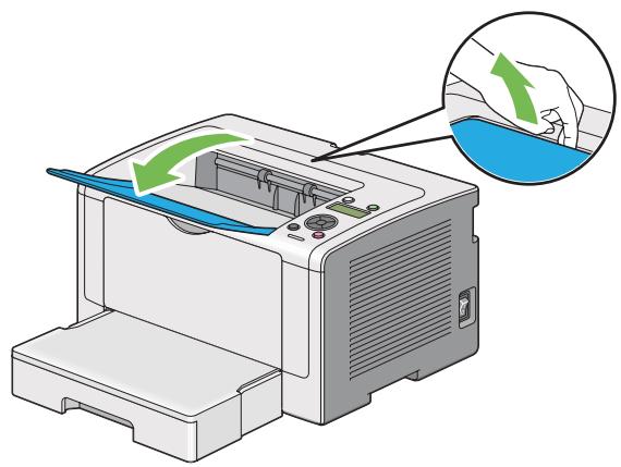 EPSON WORKFORCE AL-M200DN - Utilisation de la rallonge du bac de sortie - 1