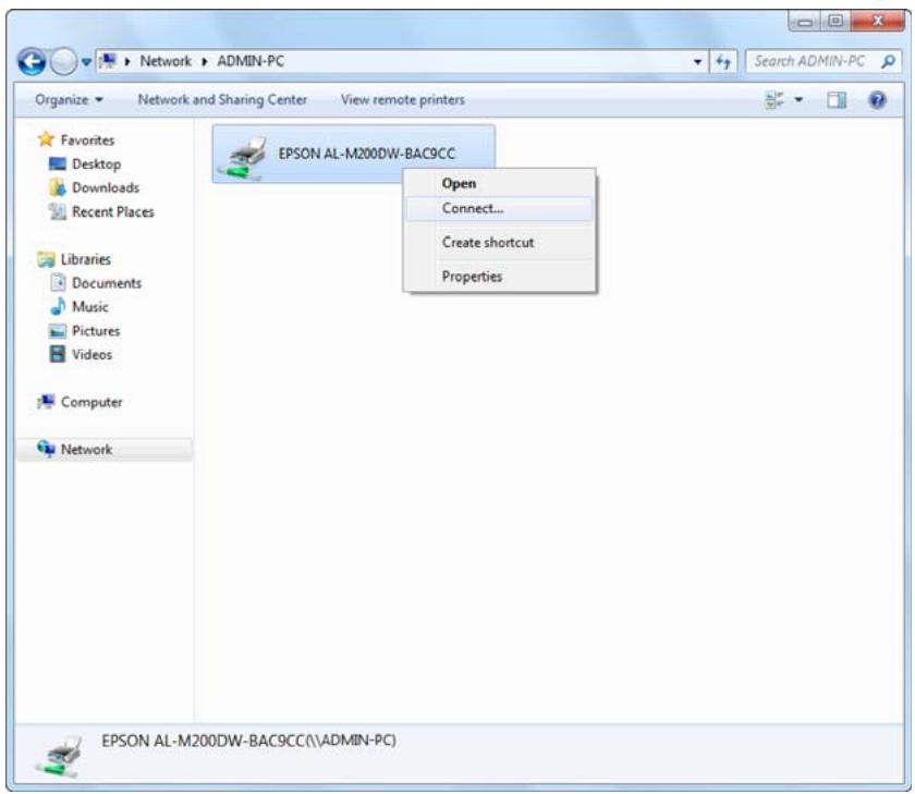 EPSON WORKFORCE AL-M200DN - Sous Windows 7, Windows 7 Edition 64 bits et Windows Server 2008 R2 - 1
