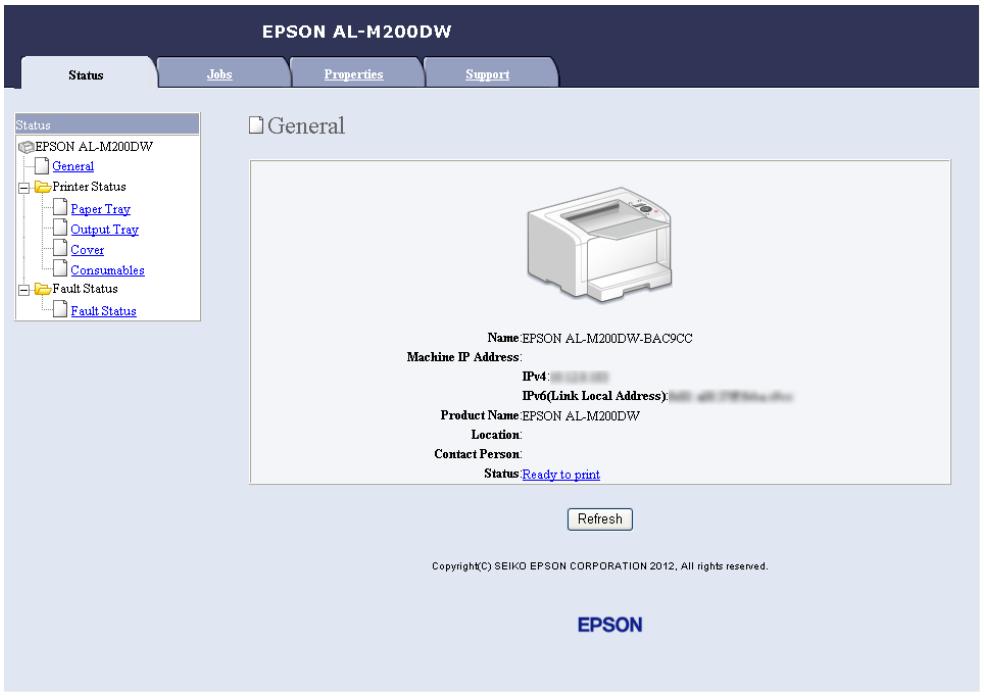 EPSON WORKFORCE AL-M200DN - Sous Windows Server 2008 R2 et Windows 7 : - 2