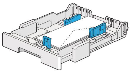 EPSON WORKFORCE AL-M200DN - Chargement d'enveloppes Com-10, Yougata 4/6 ou Younaga 3 - 1