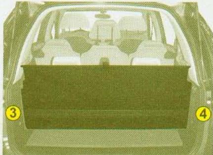 CITROEN C4 PICASSO 2006 - Pour enlever l'enrouleur: - 1