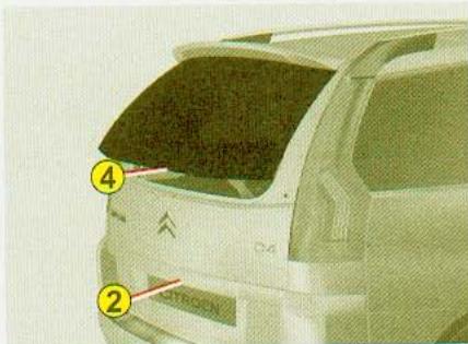 CITROEN C4 PICASSO 2006 - Fermeture du hayon - 1