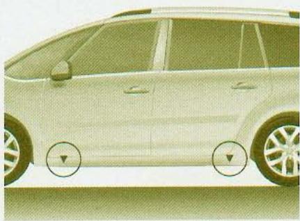 CITROEN C4 PICASSO 2006 - Démontage d'une ROUE - 1
