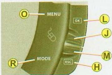 CITROEN C4 PICASSO 2006 - Pour activer/desactiver l'allumage des feux diurnes (selon destination): - 1