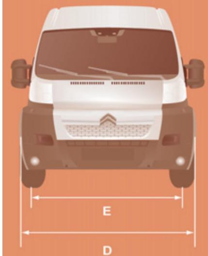 CITROEN JUMPER 2011 - DIMENSIONS - 3