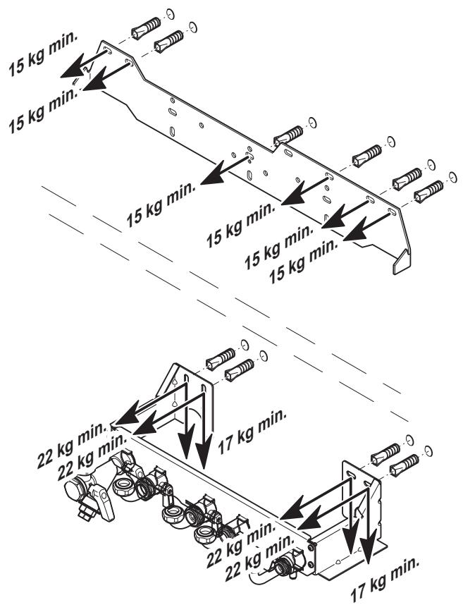 SAUNIER DUVAL ISOTWIN CONDENS F 24 - Fixation au mur - 1