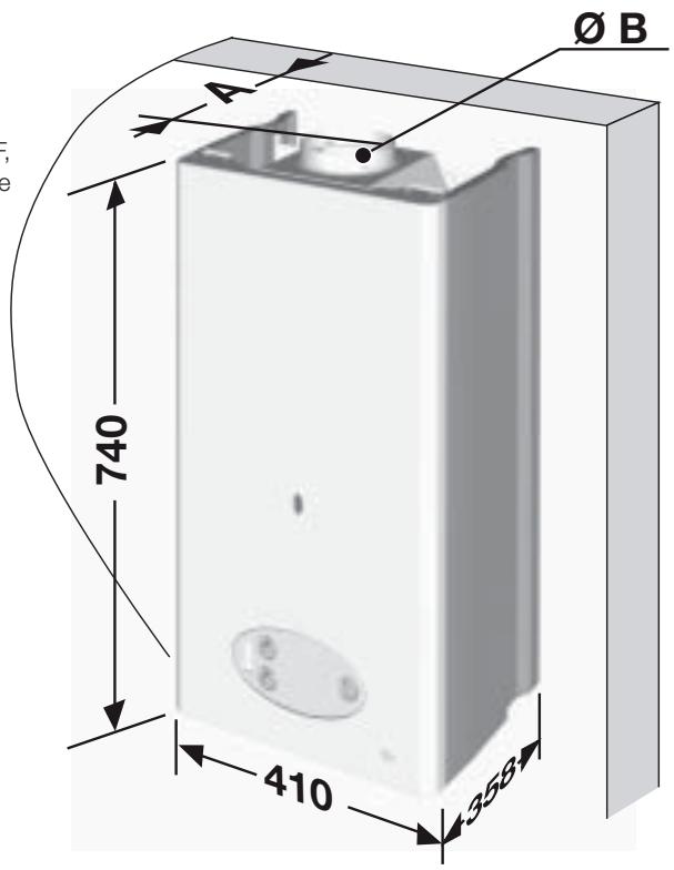 SAUNIER DUVAL THEMATEK C 18 E - Dimensions - 1