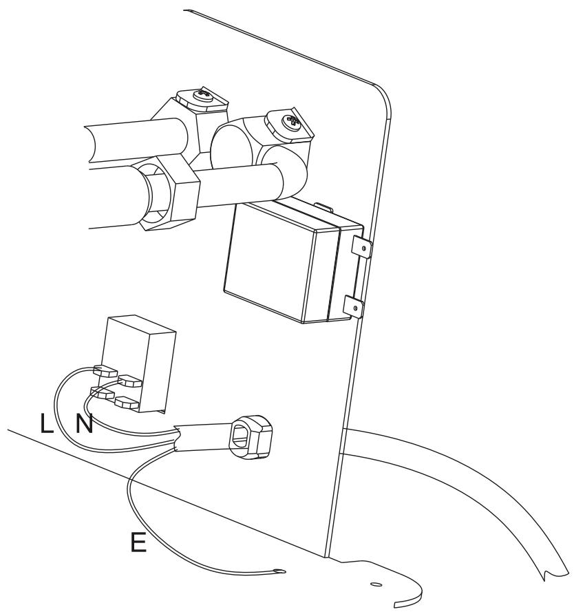 SAUNIER DUVAL AQBOX - Raccordement de l'alimentation 220 v - 1
