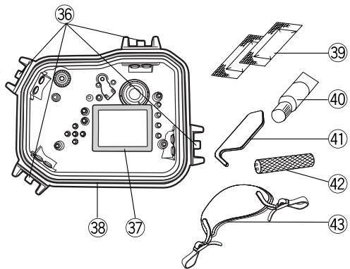 OLYMPUS PT-E02 - Nomenclature des pieces - 4