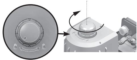 SOMFY SGA 6000 INTEGRAL PLUS - Déverrouillage / verrouillage du moteur - 3