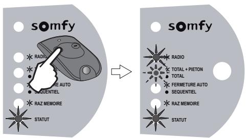 SOMFY SGA 6000 INTEGRAL PLUS - ■ Entrée dans le menu réglage - 2