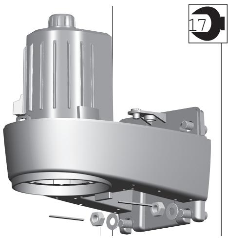 SOMFY SGA 6000 INTEGRAL PLUS - Mise en place des moteurs. - 1
