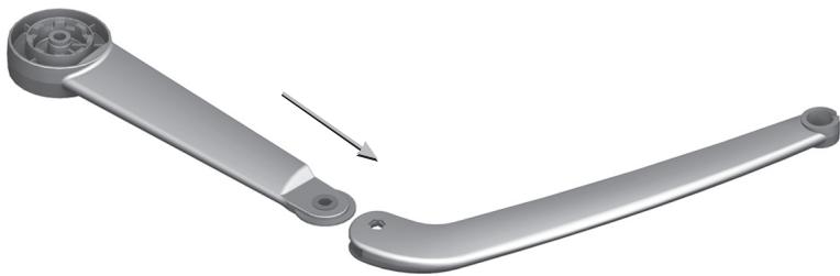SOMFY SGA 6000 INTEGRAL PLUS - Engagez les deux bras. - 1