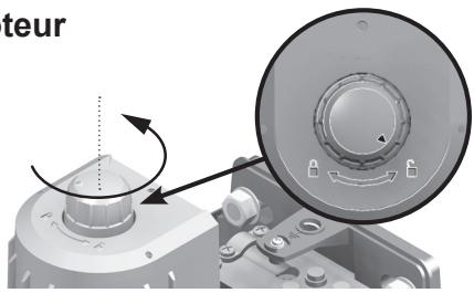 SOMFY SGA 6000 INTEGRAL PLUS - Déverrouillage / verrouillage du moteur - 1