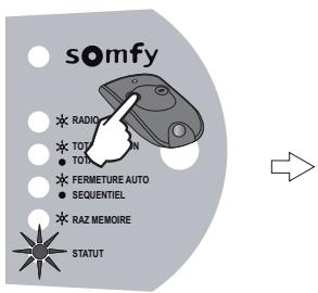 SOMFY SGA 6000 INTEGRAL PLUS - ■ Activation du mode TOTAL + PIETON - 1