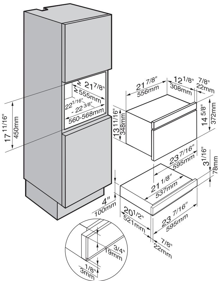 MIELE ESS 2060 - Possibilités de combinaisons - 1