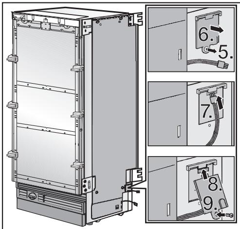 MIELE K 1911 VI - Installation de la plaque de chauffage - 2