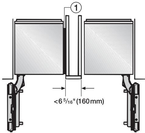 MIELE K 1911 VI - ... avec cloison - 1