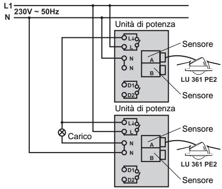 THEBEN LU361PE2 - DUE RILEVATORI LU 361 PE2 PER IL CONTROLLO DELLO STESSO CARICO (Vedi Fig. 6). - 1