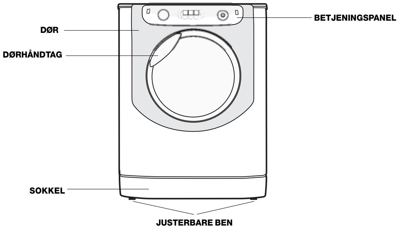 HOTPOINT AQ8F 49 U - Beskrivelse af maskinen - 1