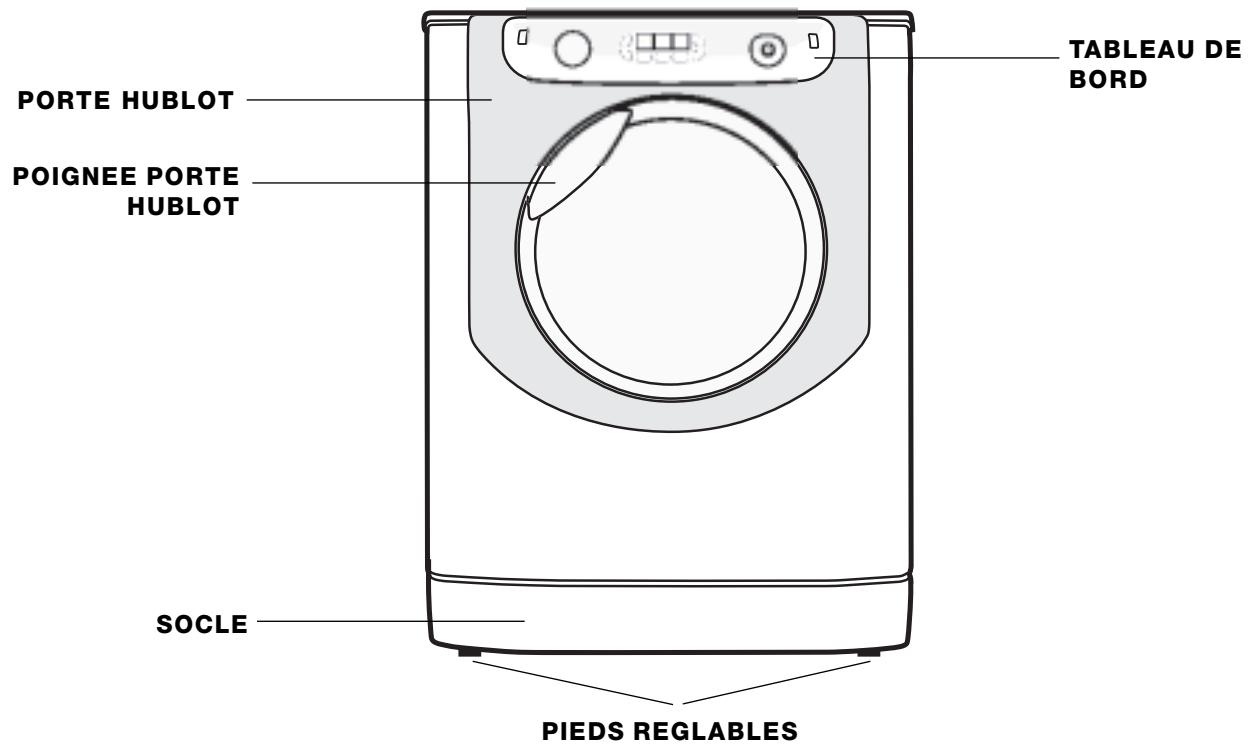 HOTPOINT AQ8F 49 U - Description de l'appareil - 1