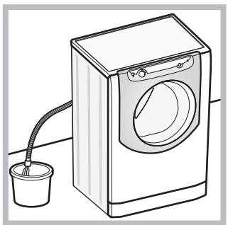 HOTPOINT AQ8F 49 U - Manuelles Öffnen der Geräteür - 1