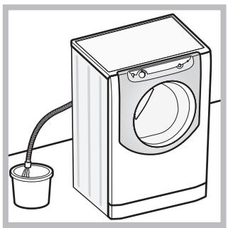 HOTPOINT AQ8F 49 U - Opening the porthole door manually - 1