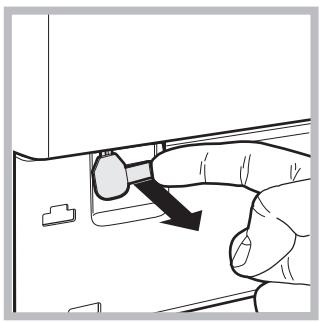 HOTPOINT AQ8F 49 U - Manuelles Öffnen der Geräteür - 2