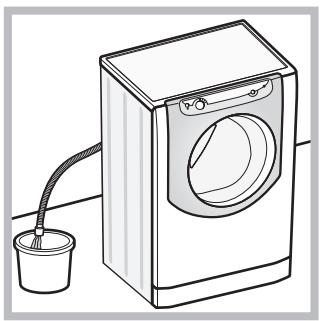 HOTPOINT AQ8F 49 U - Luukkuovenavaaminen manuaalisesti - 1