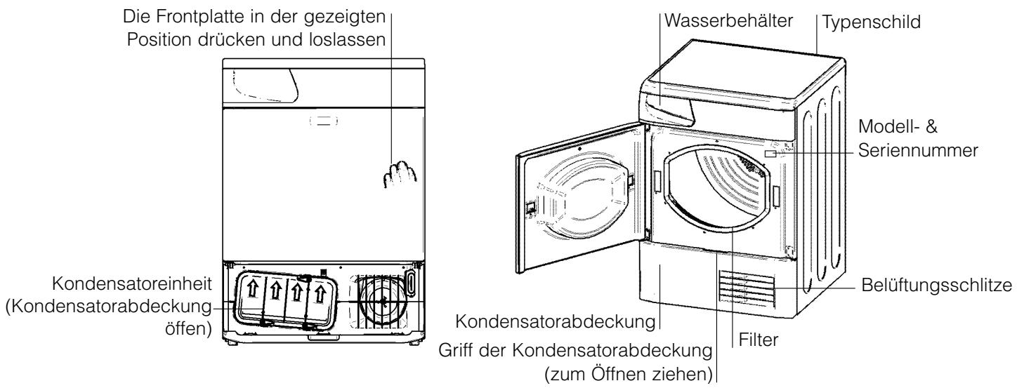 HOTPOINT AS 70 C - Vor der Inbetriebsetzung Ihres Wäschetrockners - 1