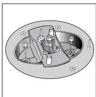 HOTPOINT CP 649 MT.2 - Sostituzione degli ugelli su bruciatore a "doppie fiamme" independenti: - 2