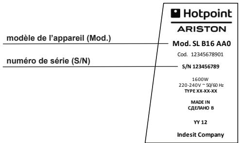 HOTPOINT SL B10 BQH - Signalez-lui : - 1