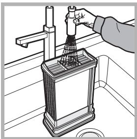 HOTPOINT AQC9CF7 T1 - Condenser unit - You must clean the fluff from the condenser every month! - 3