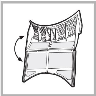 HOTPOINT AQC9CF7 T1 - Limpeza do filtrno no fim da cada ciclo - 1