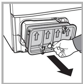 HOTPOINT AQC9CF7 T1 - Condenser unit - You must clean the fluff from the condenser every month! - 2