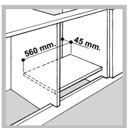 560 mm. 45 mm.
