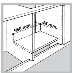 560 mm. 45 mm.