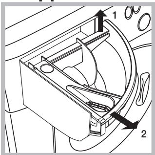 HOTPOINT FMG 1023B EU - Καθαρισμός του συρταριού απορρυπαντικών - 1