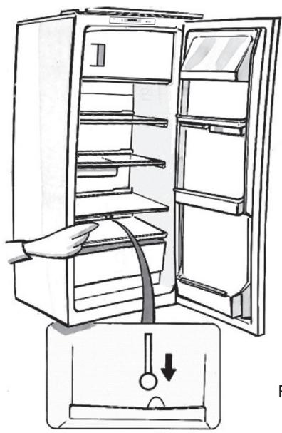 HOTPOINT BCB 7030 E C AA - Defrosting the compartment  (if present) - 1