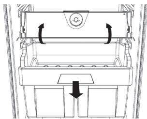 HOTPOINT BCB 7030 E C AA - Udtagning af skuffen til kød &amp; fisk: - 1