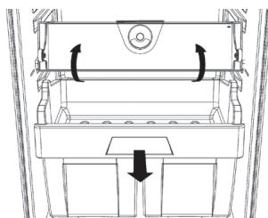 HOTPOINT BCB 7030 E C AA - Entfernung des Fleisch- und Fischfachs: - 1