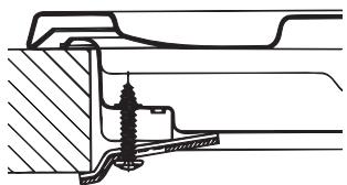 HOTPOINT PHN 962 TS/IX/A - Esquema de fijación de los ganchos - 3