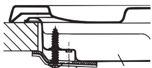 HOTPOINT PHN 962 TS/IX/A - 吊钩紧固图 - 1