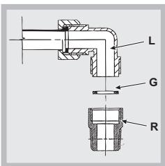 HOTPOINT PHN 962 TS/IX/A - Raccordement par tuyau rigide (cuivre ou acier) - 1