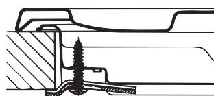HOTPOINT PHN 962 TS/IX/A - Hook fastening diagram - 2