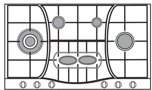 HOTPOINT PHN 962 TS/IX/A - Quelques conseils pratiques pour mieux utiliser les brûleurs centraux “Demi-Poissonnière”\* - 2